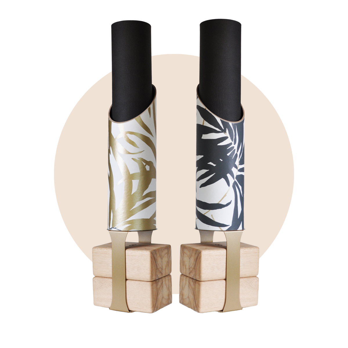 Coco Yoga Storage Bundle Gold Sustainable Home Fitness Gear