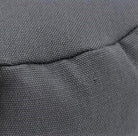 Close-up of a textured gray fabric surface