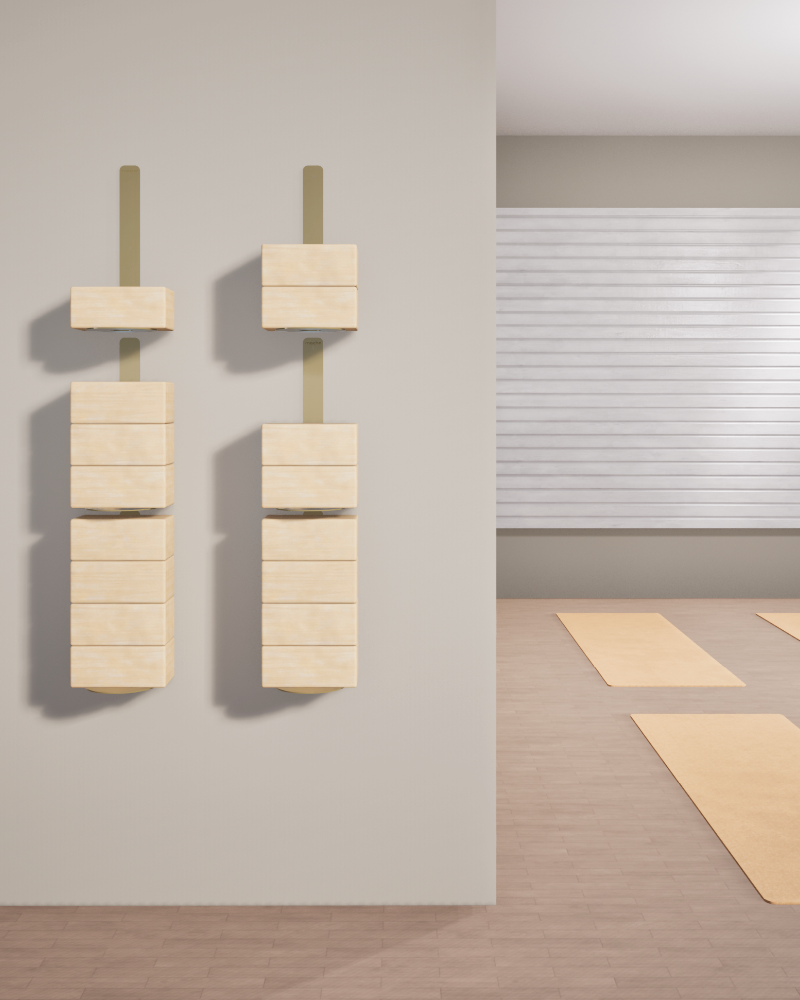 yoga block brackets