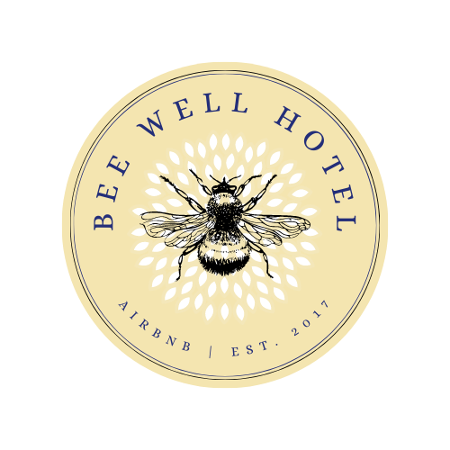 Bee Well Hotel Airbnb Logo PNG