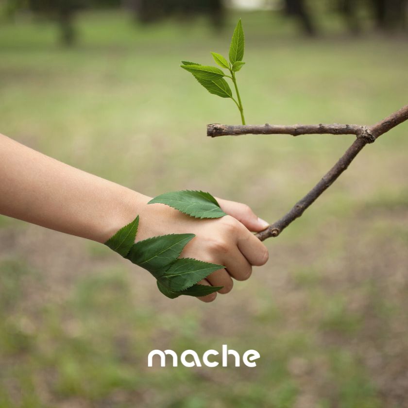 Handshake with nature - where wellness meets design blog by Mache
