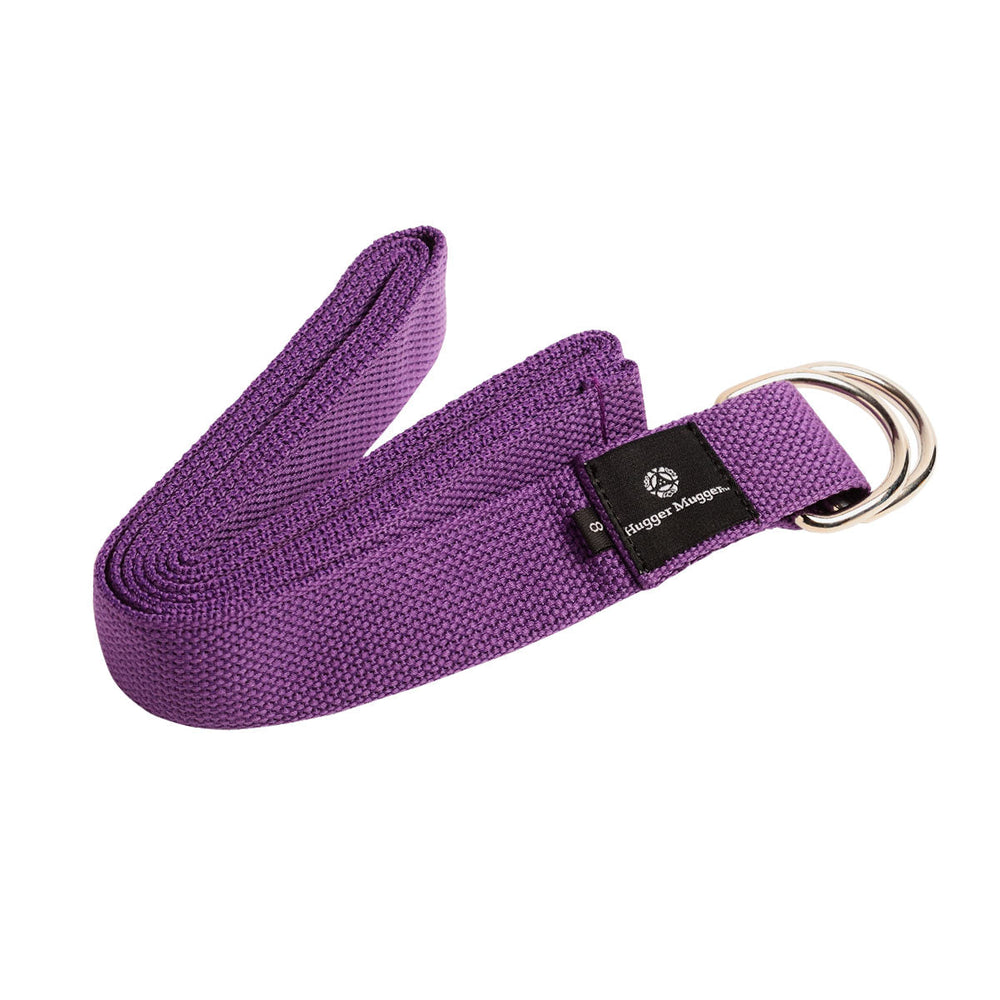 D Ring Cotton Yoga Strap natural cotton strap for yoga poses
