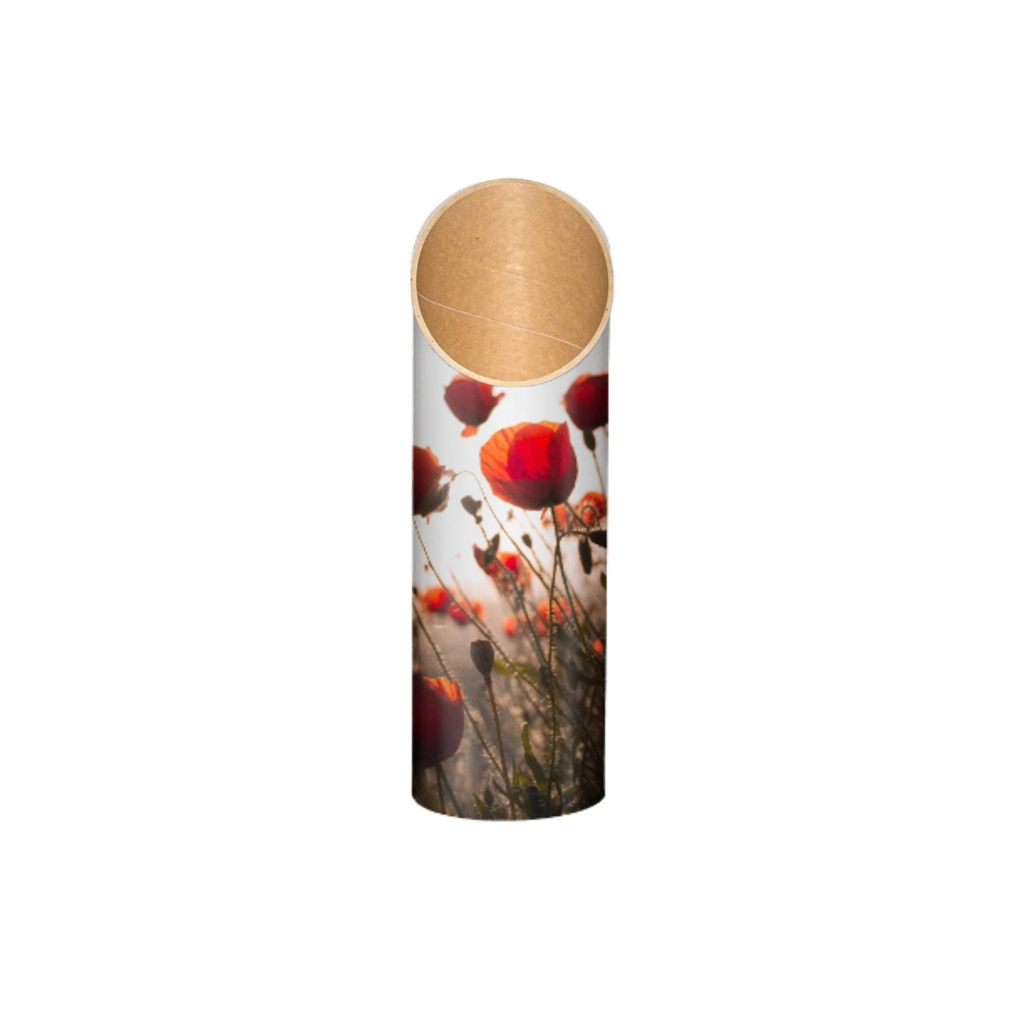 Yoga Mat Tube | Poppies, Yoga Mat Storage, Yoga Studio Decor, Yoga Mat Holders, Storage, Yoga Gifts, Meditation Gifts, EcoYoga, Home Storage