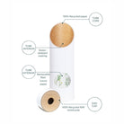 sustainable materials used in hand-making Mache yoga mat tubes